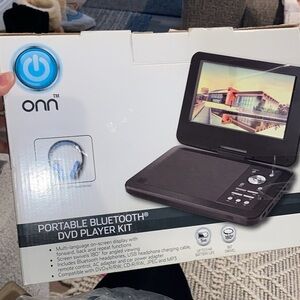 On Running Black Portable Bluetooth DVD Player